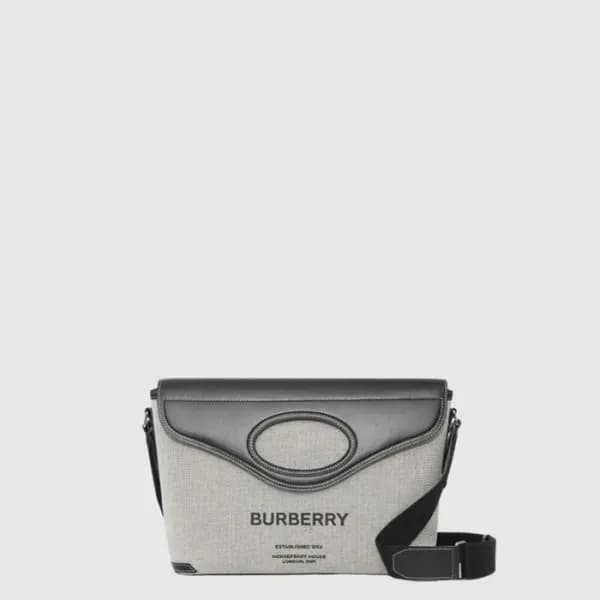버버리 남성 호스페리 캔버스 메신저 백 - Burberry Mens Horseferry C… 이미지 1/4
