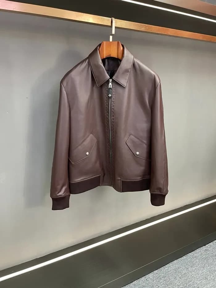 루이비통 남성 가죽 블루종 - Louis vuitton Mens Leather Blouson - lvc16730x 이미지 4/20