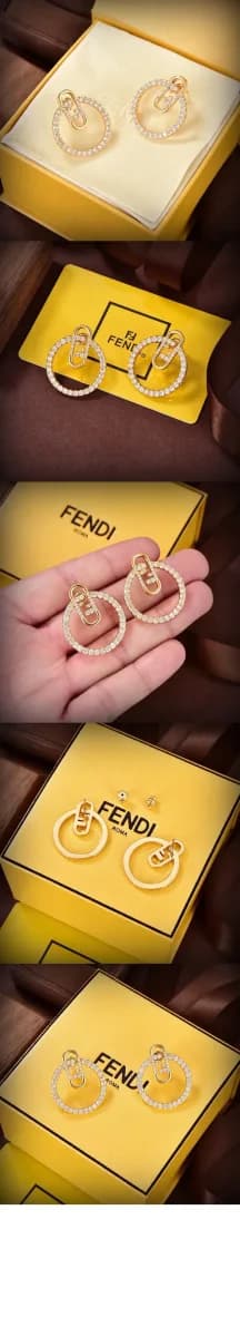 펜디 여성 오 락 이어링 - Fendi Womens O Lock Earring - acc10145x 이미지 3/3