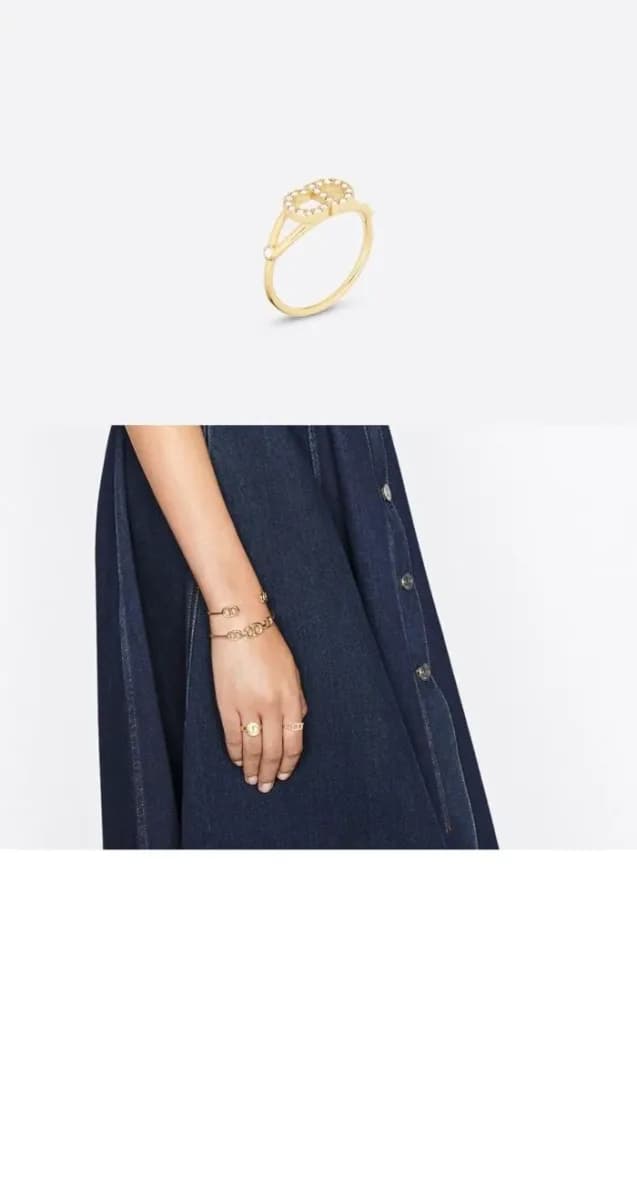 디올 여성 클레어 디 룬 반지 - Dior Womens Claire de Lune Ring - acc9016x 이미지 3/3