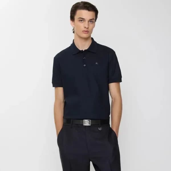 버버리 남성 폴로 반팔 티셔츠 - Burberry Mens Polo Tshirt - buc… 이미지 1/14