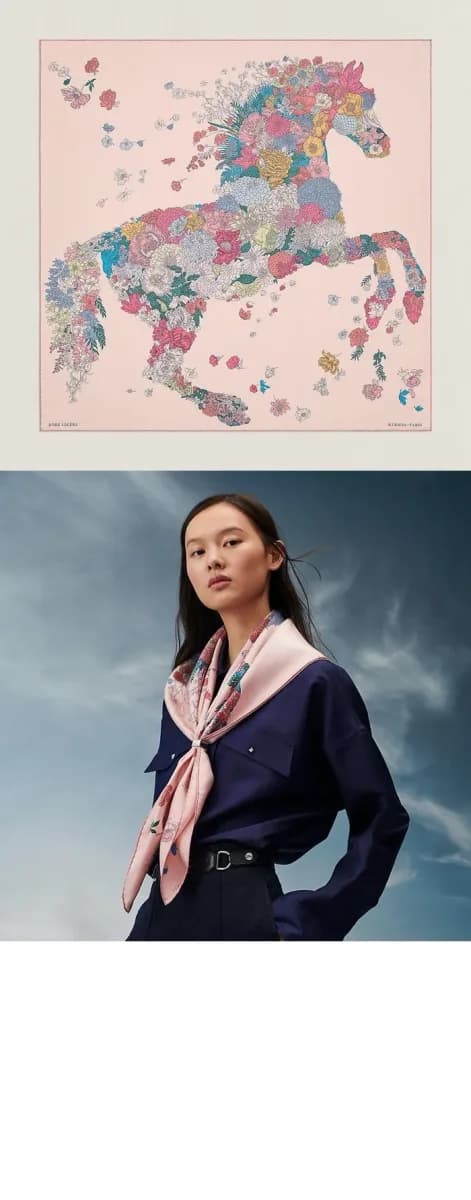에르메스 여성 라이트 드레스 까레 스카프 - Hermes Womens Light Dress Carré Scarf - acc8957x 이미지 3/4