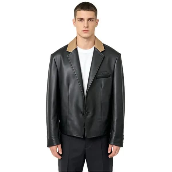루이비통 남성 가죽 자켓 - Louis vuitton Mens Leather Jacket - lvc16969x 이미지 1/26