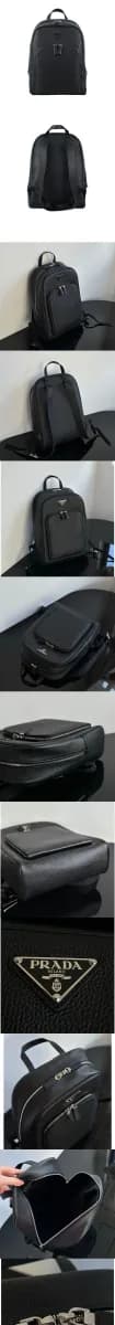 프라다 남성 가죽 백팩 2VZ102 - Prada Mens Leather Backpack - prb17157x 이미지 3/4