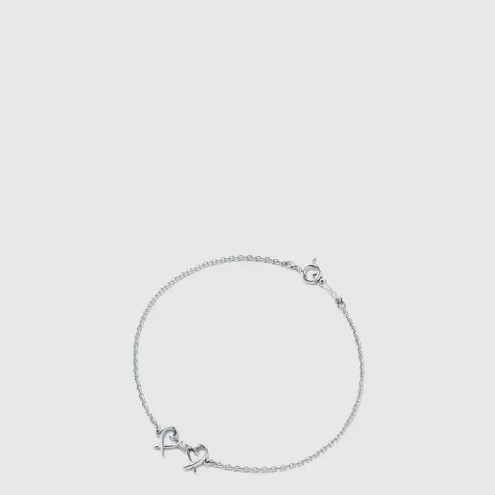 티파니 여성 더블 러빙 하트 브레이슬릿 - Tiffany Womens Double Loving Heart Bracelet - acc9206x 이미지 2/3