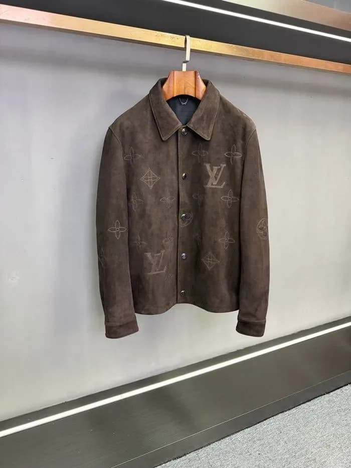 루이비통 남성 가죽 자켓 - Louis vuitton Mens Leather Jacket - lvc16899x 이미지 3/21