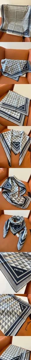 프라다 여성 스퀘어 스카프 - Prada Womens Square Scarf - acc10285x 이미지 3/4