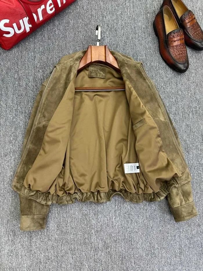 프라다 남성 가죽 자켓 - Prada Mens Leather Jacket - prc17479x 이미지 17/27