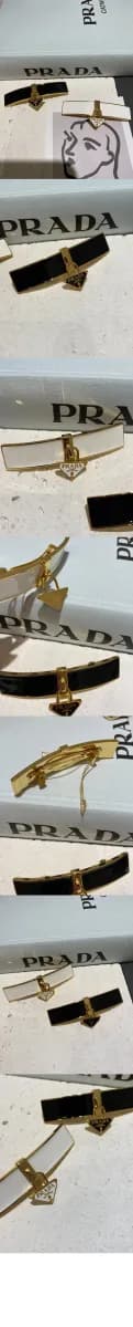 프라다 여성 심볼 헤어 클립 - Prada Womens Symbol Hair Clip - acc10272x 이미지 3/3