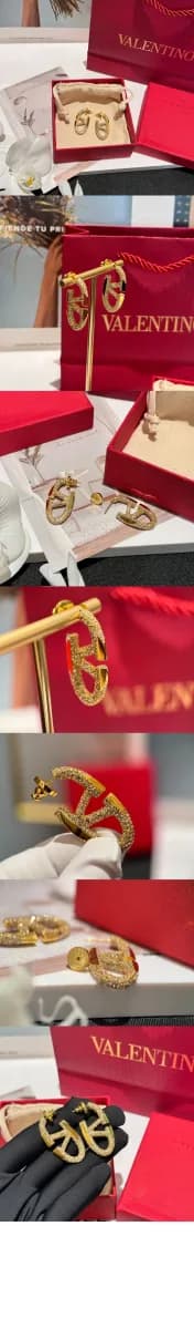 발렌티노 여성 브이로고 드롭 이어링 - Valentino Womens V-logo Drop Earring - acc10397x 이미지 3/3