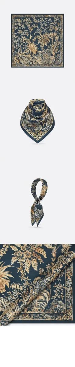 디올 여성 이딜 스퀘어 스카프 - Dior Womens Idylle Square Scarf - acc9001x 이미지 3/4