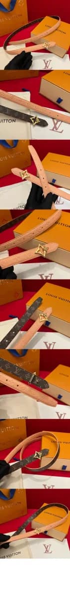 루이비통 여성 LV 플라워그램 리버서블 벨트 - Louis vuitton Womens LV Flowergram Reversible Belt - bel685x 이미지 4/4