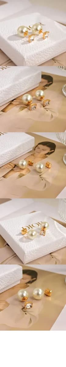 디올 여성 골드 이어링 - Dior Womens Gold Earring - acc9732x 이미지 3/3