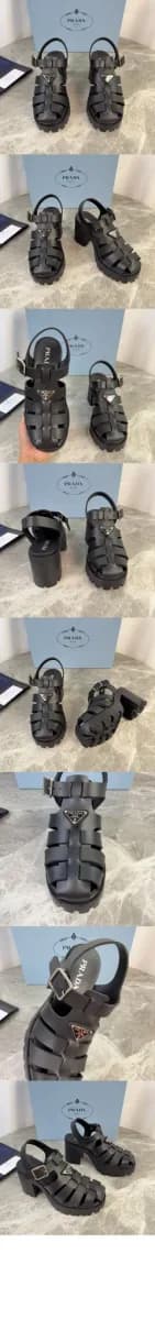 프라다 여성 러버 플랫폼 샌들 - Prada Womens Rubber Platform Sandal - prs14668x 이미지 3/3
