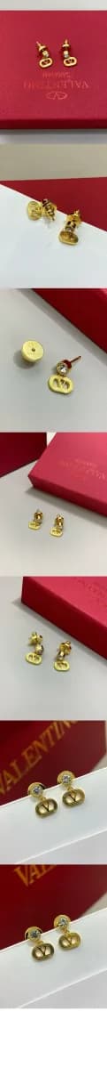 발렌티노 여성 크리스탈 메탈 이어링 - Valentino Womens Crystal Metal Earring - acc10397x 이미지 3/3