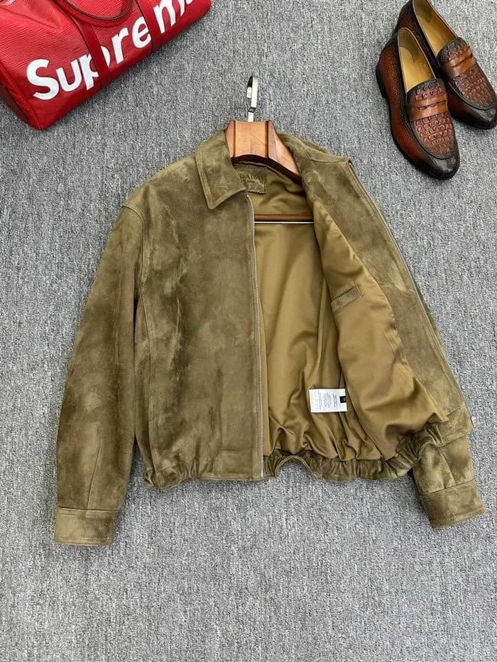 프라다 남성 가죽 자켓 - Prada Mens Leather Jacket - prc17479x 이미지 16/27