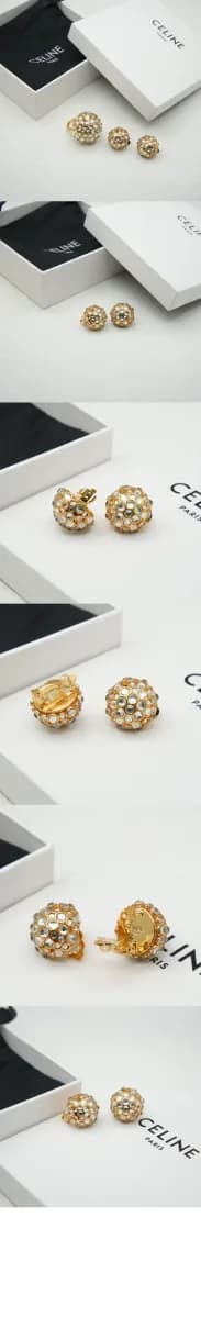 셀린느 여성 에어룸 돔 이어링 - Celine Womens Heirloom Dome Earring - acc10477x 이미지 3/3