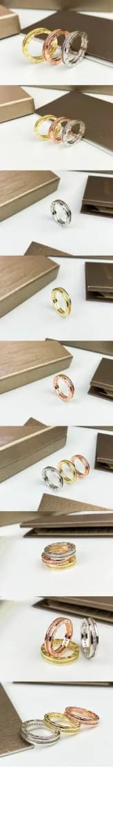 불가리 남/녀 비제로원 링 - Bvlgari Unisex B.Zero1 Ring - acc9159x 이미지 3/3