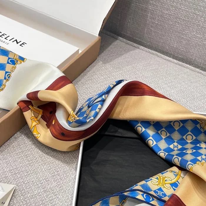 셀린느 여성 트리오페 스퀘어 스카프 - Celine Womens Triomphe Scarf… 이미지 10/13