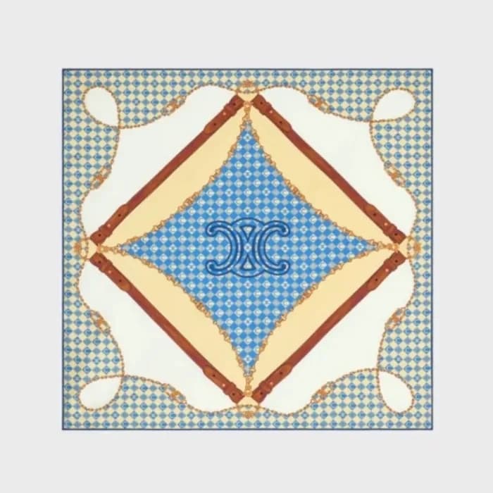 셀린느 여성 트리오페 스퀘어 스카프 - Celine Womens Triomphe Scarf… 이미지 2/13