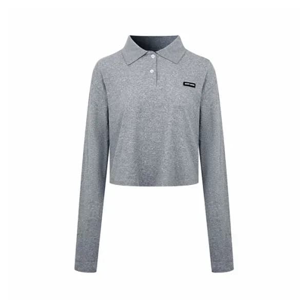 미우미우 여성 폴로 반팔 티셔츠 - Miumiu Womens Polo Tshirt - mic16279x