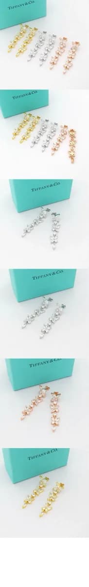 티파니 여성 믹스 클러스터 드롭 이어링 - Tiffany Womens Mixed Cluster Drop Earring - acc9259x 이미지 3/3