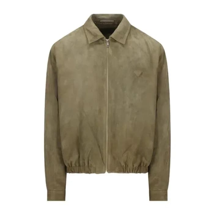 프라다 남성 가죽 자켓 - Prada Mens Leather Jacket - prc17479x 이미지 5/27