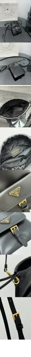 프라다 여성 가죽 파우치 1MS017 - Prada Womens Leather Pouch - prb17103x 이미지 4/4