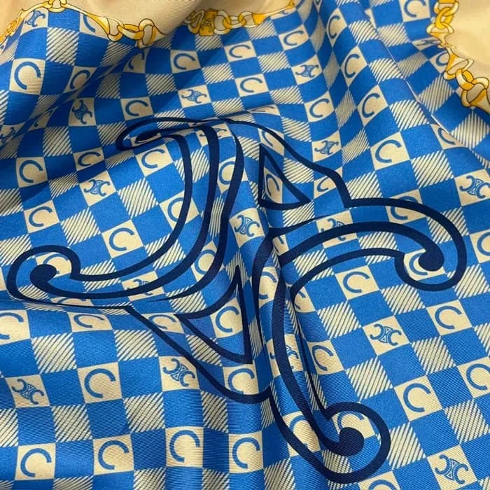 셀린느 여성 트리오페 스퀘어 스카프 - Celine Womens Triomphe Scarf… 이미지 7/13