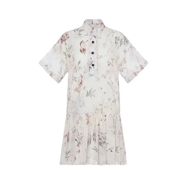 디올 여성 플로럴 프린트 미니 드레스 - Dior Womens Floral Print Mi…