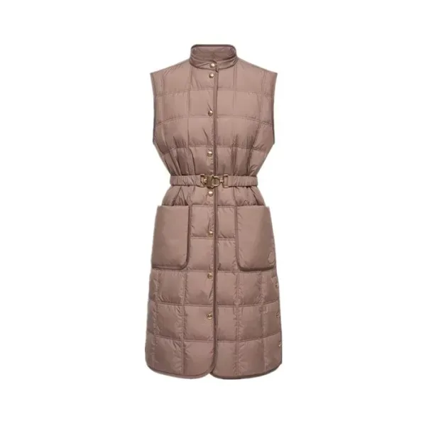 몽클레어 여성 다운 롱 베스트 - Moncler Womens Down Long Vest - moc17620x