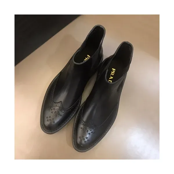 Prada 2019 Mens Leather Boots
