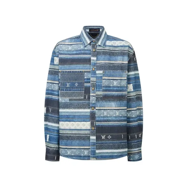 루이비통 남성 트렌디 셔츠 - Louis vuitton Mens Trendy Shirts - lvc17731x