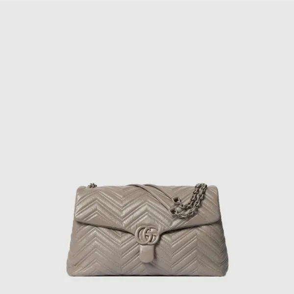 구찌 여성 GG 마몽 미디엄 숄더백 - Gucci Womens GG Marmont Medi…